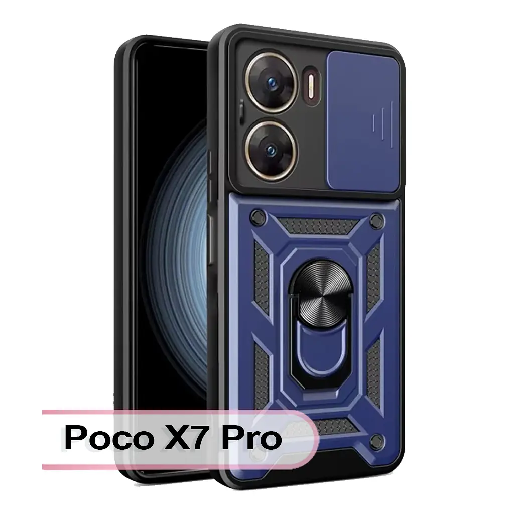 Чохол до мобільного телефона BeCover Military Poco X7 Pro Blue (713464) - фото 7