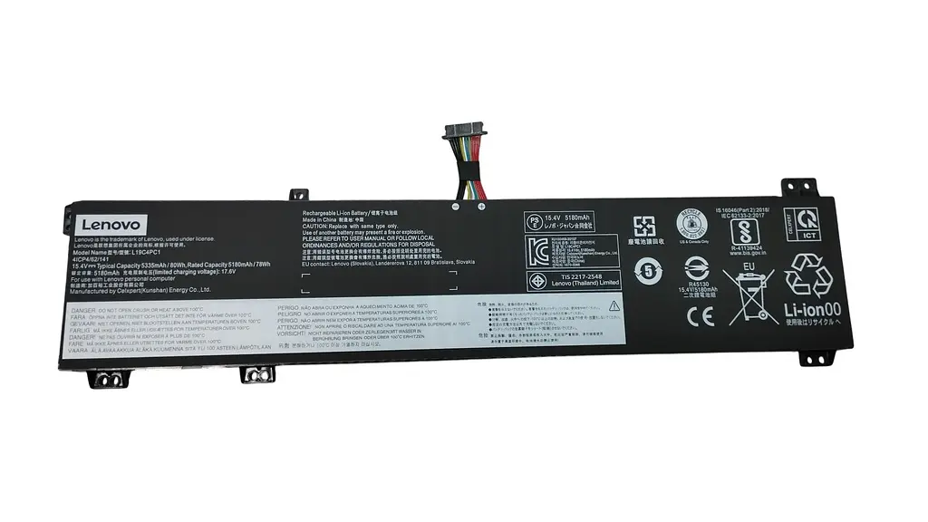 Акумулятор для ноутбука Lenovo L19M4PC2 Legion 5-17IMH05H 15.4V Black 5335 mAh - фото 2