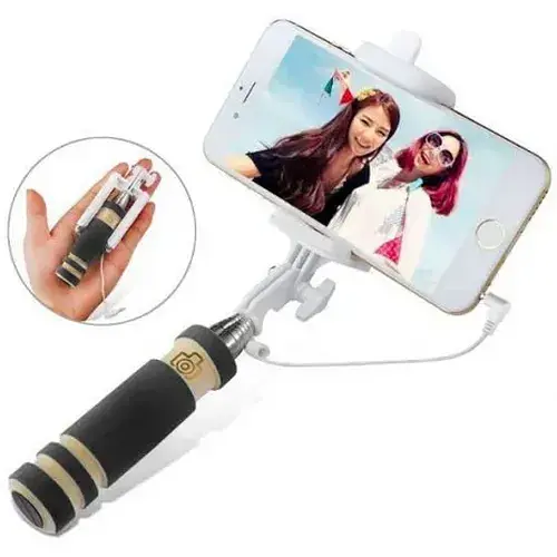 Селфі-монопод Smart SS8 Compact зі шнуром Black - фото 2