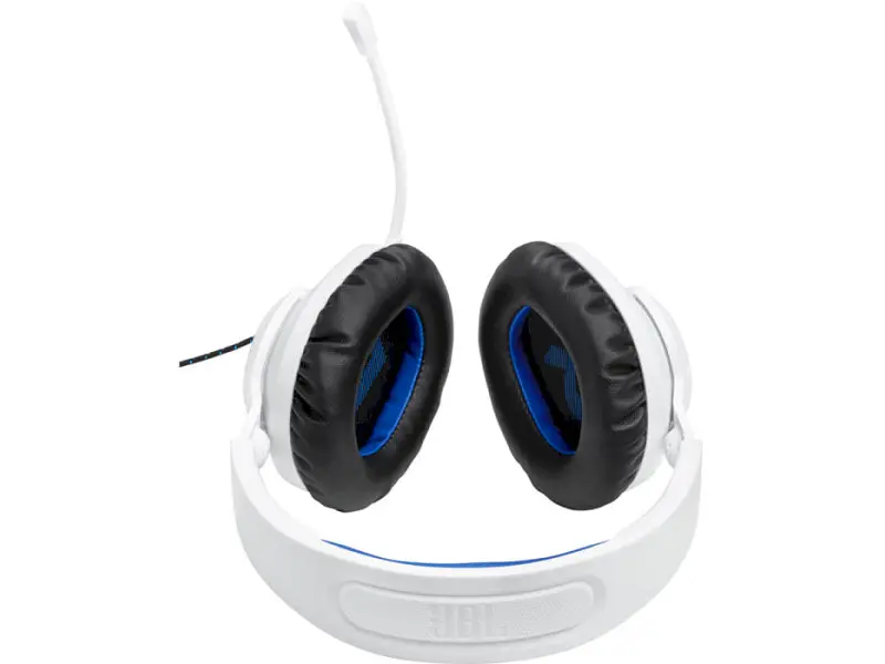 Навушники з мікрофоном JBL Quantum 100P Console White (jblQ100PWHTBLU) - фото 7
