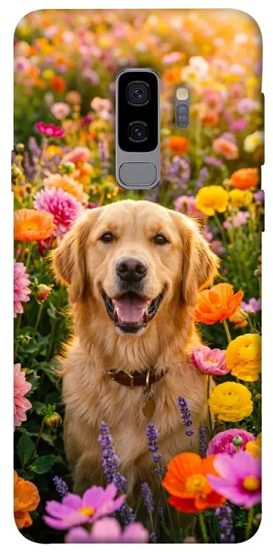 TPU чохол Demsky Flowery labrador для Samsung Galaxy S9+