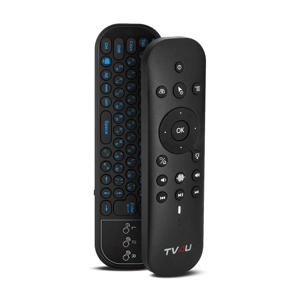 Пульт керування TV4U G60s Pro UKR 2.4G+Bluetooth з гіроскопом, клавіатурою, тачпадом та мікрофоном - фото 10
