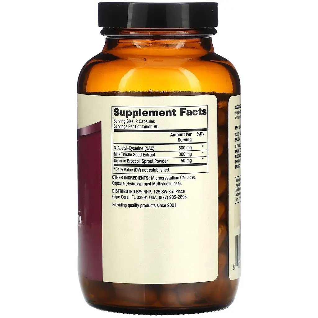 NAC Dr. Mercola NAC with Pterostilbene 250 мг 180 капсул - фото 2
