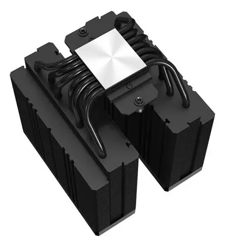 Кулер для процесора ID-Cooling FROZN A720 Black, 2x140 мм, 7 теплових трубок, алюміній/мідь, Intel: 2066, 2011, 1700, 1200, 1150, 1151, 1155, 1156, AMD: AM4/AM5, 163х153х140 мм, 4-pin PWM, до 300 Вт - фото 5