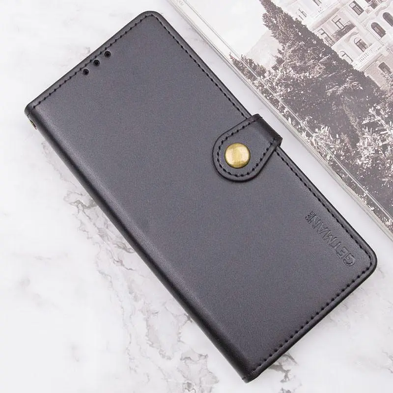 Шкіряний чохол-книжка GETMAN Gallant (PU) для Samsung Galaxy S25 FE Чорний - фото 5