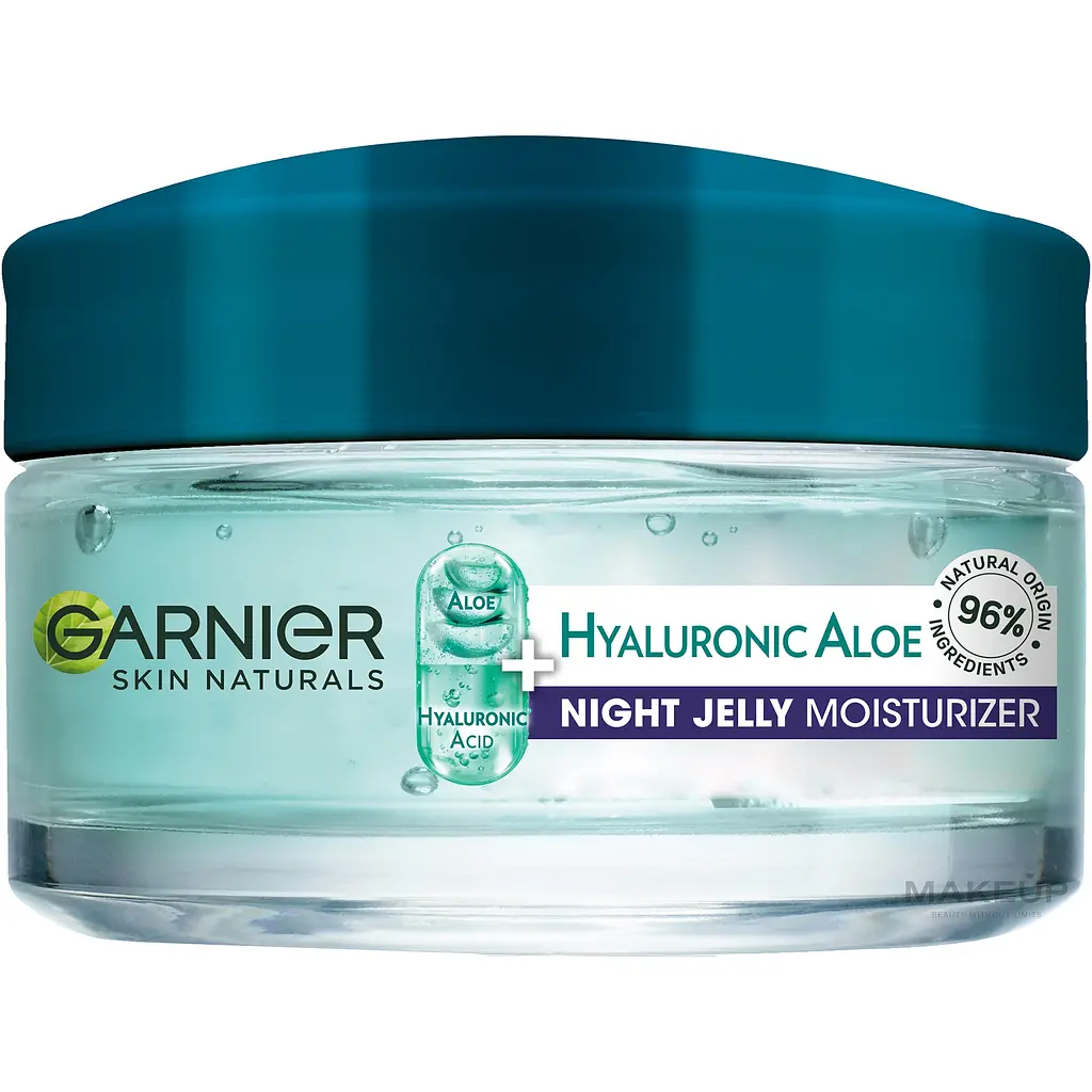 Зволожуючий нічний гіалуроновий алое-гель Garnier Skin Naturals для всіх типів шкіри обличчя, 50 мл - фото 4