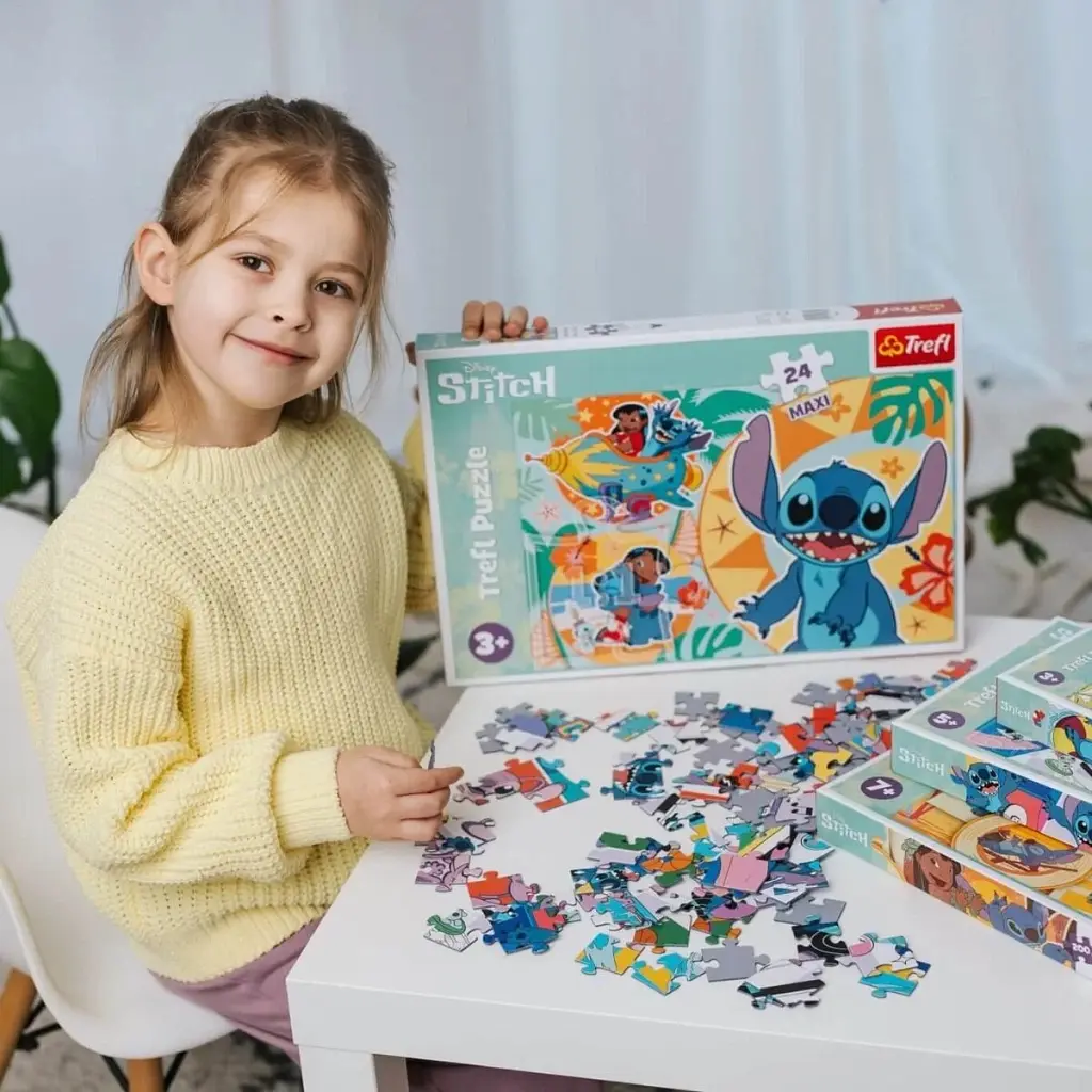 Пазл Trefl Maxi Lilo&Stitch Щасливий день 24 елемента (5900511143652) - фото 4