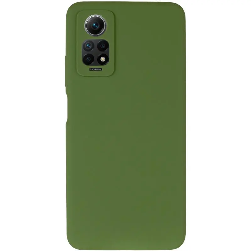 Чохол Silicone Cover Ummi Lakshmi Full Camera (AA) для Xiaomi Redmi Note 12 Pro 4G Зелений / Dark green - фото 2