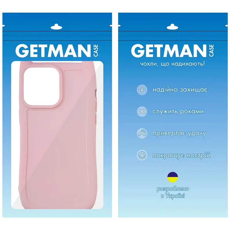 Чохол TPU GETMAN Cat with straps для Apple iPhone 14 Pro Max (6.7) Pink - фото 6