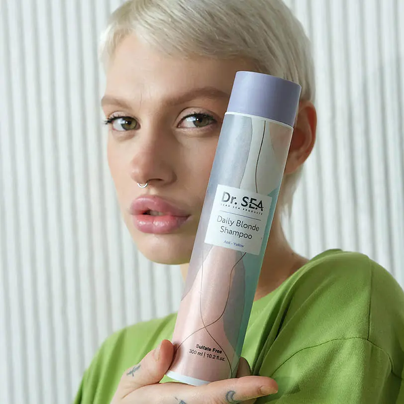 Шампунь Dr. Sea для окрашенных волос холодных оттенков блонд для нейтрализации желтизны 300 мл (20042) - фото 3