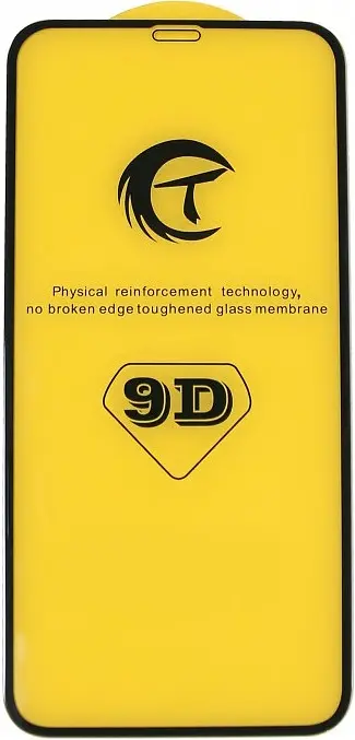Захисне скло Tempered Glass 9D Full Glue Apple iPhone 11 Pro Max / Xs Max black - фото 2
