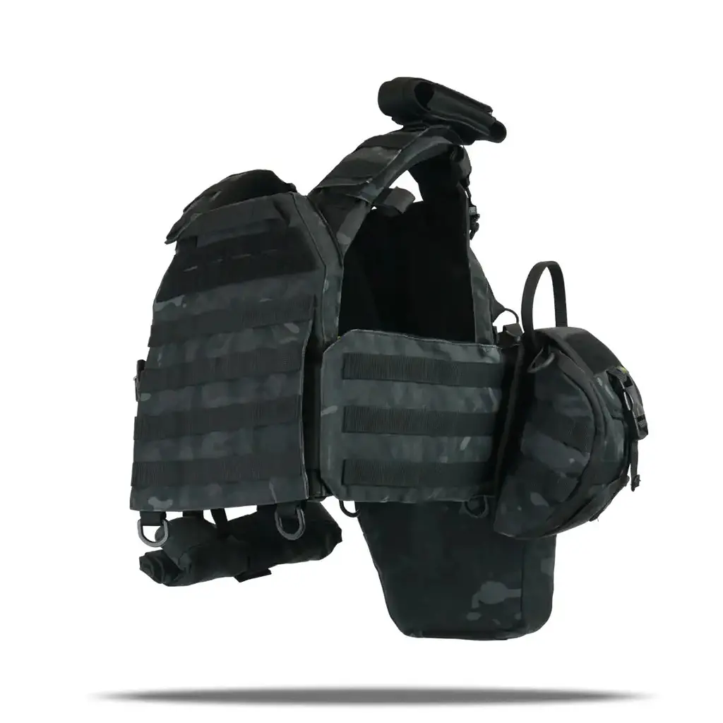 Плитоноска Kiborg GU gen.2 + 8 підсумків Black Multicam (1000-k77001) - фото 4