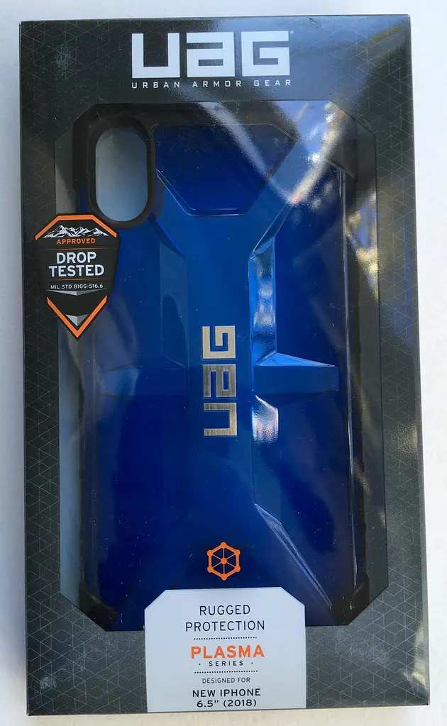 Чохол оригінальний протиударний UAG Plasma Original (111103115050) для iPhone XS Max (6.5") Cobalt - фото 8
