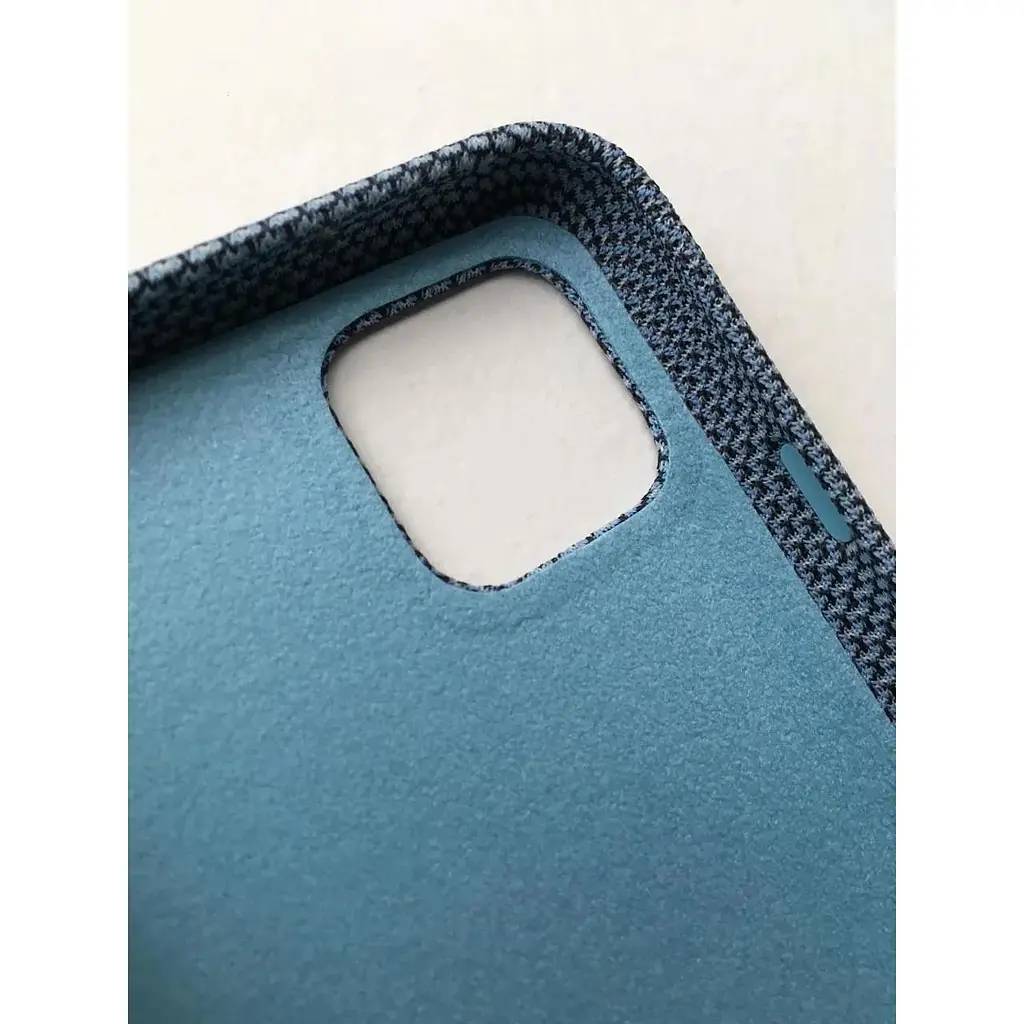 Противоударный чехол Google Soft Knit Fabric Case для Pixel 4 Blue Ish (GA01283) - фото 6