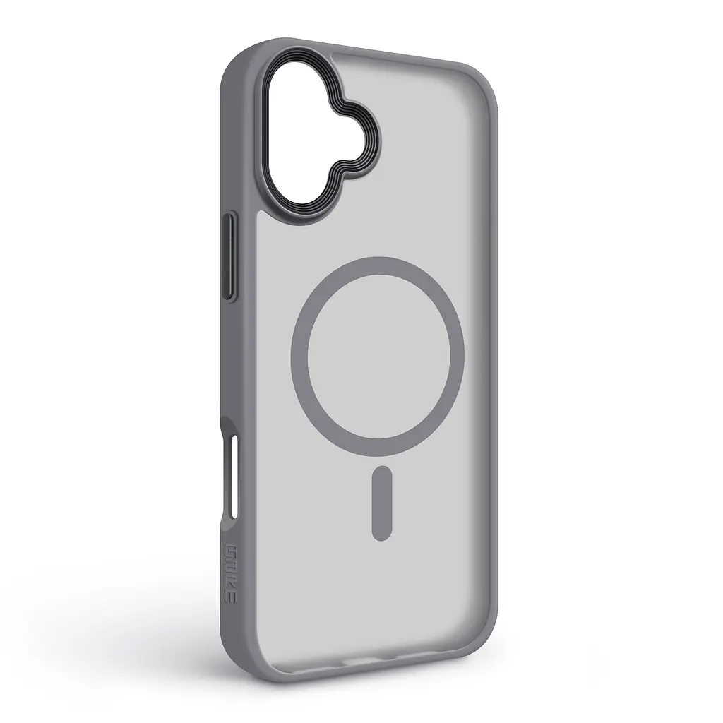 Чехол для Apple iPhone 16 Plus, Uniq MagCase, серый, противоударный, панель-накладка с магсейф, ударопрочный TPU+PC, с магнитом MagSafe, поддержка полноценной беспроводной зарядки, ArmorStandart (ARM79501) - фото 2