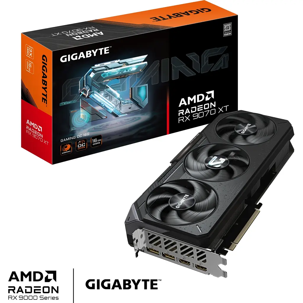 Відеокарта GIGABYTE Radeon RX 9070 XT 16Gb GAMING OC (GV-R9070XTGAMING OC-16GD) - фото 2