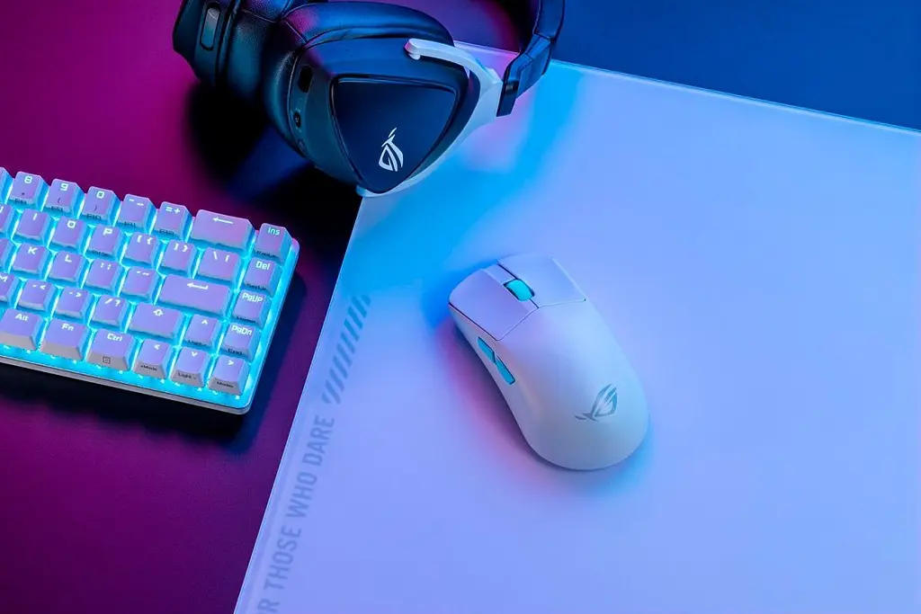 Миша Asus ROG Harpe Ace Aim Lab Edition White (90MP02W0-BMUA10) [96115] - фото 10
