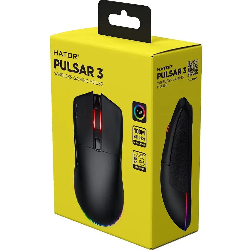 Миша Hator Pulsar 3 Wireless Black (HTM630) [126745] - фото 6