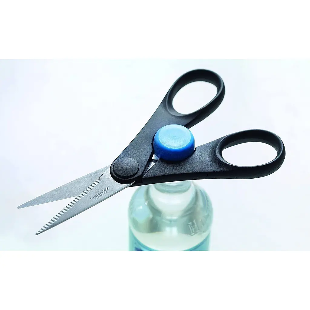 Ножиці кухонні Fiskars Essential кухонні з відкривачкою для пляшок 25 см (1023820) - фото 4