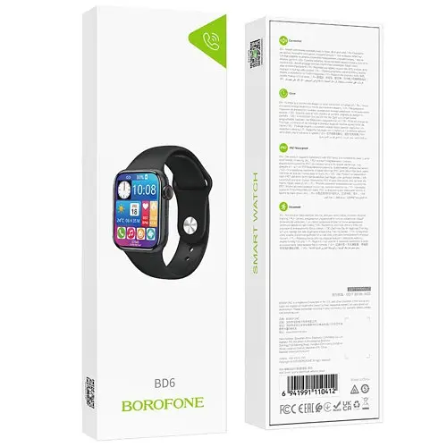 Смарт-часи BOROFONE BD6 Smart sports watch(call version) чорний - фото 3