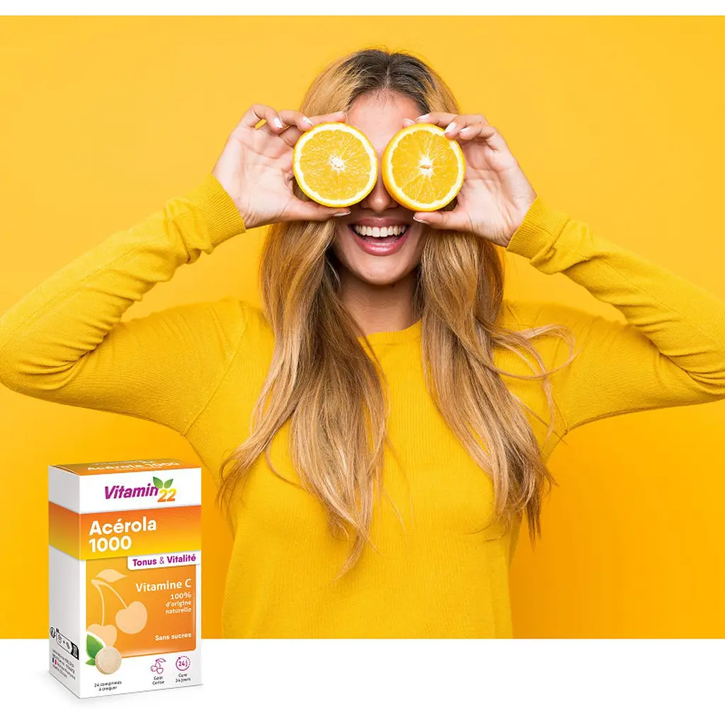 Ацерола Vitamin'22 1000 мг 24 жувальних таблетки - фото 3