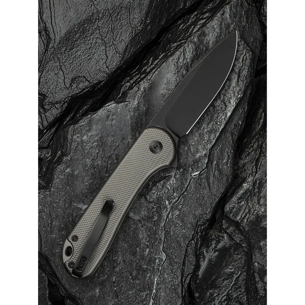 Ніж Civivi Button Lock Elementum II, Grey Aluminum, Darkwash (C18062PD-1) - фото 11