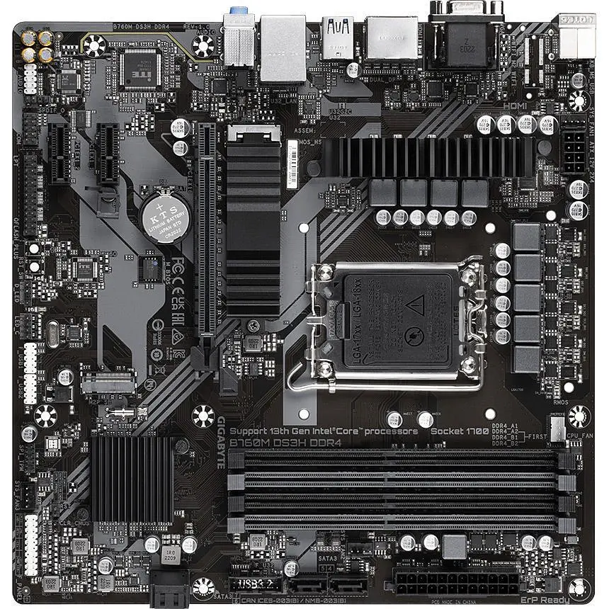 Материнська плата Gigabyte B760M DS3H DDR4 [146924] - фото 3