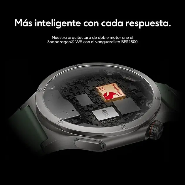 Розумний годинник Oneplus watch 4 Global Version NFC Midnight Titanium - Black (чорний) - фото 6