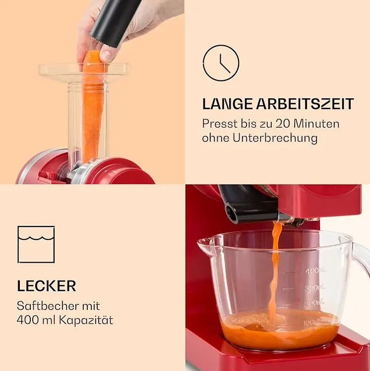 Соковыжималка Klarstein Bella Elegance (10039898) - фото 2