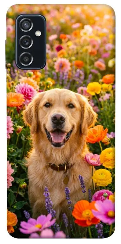 TPU чохол Demsky Flowery labrador для Samsung Galaxy M52