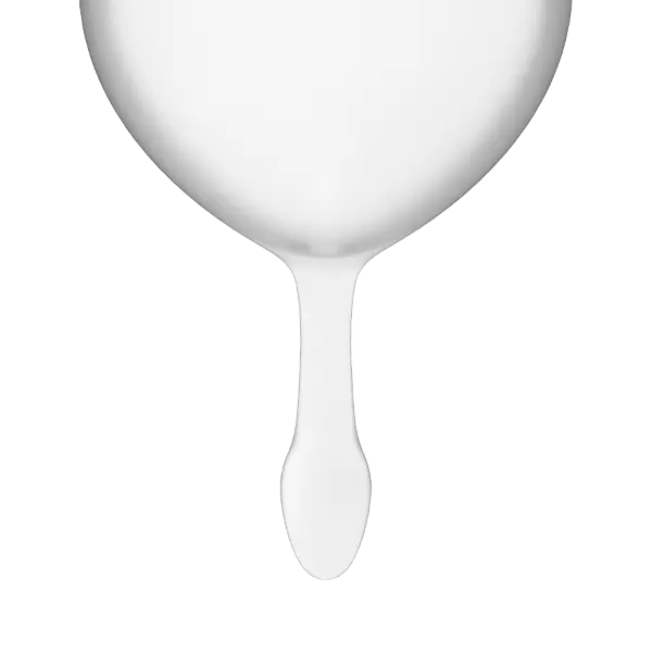 Satisfyer Feel Good - набір менструальних чаш, 15 мл і 20 мл (прозорий) - фото 5