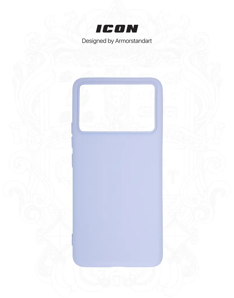 Чехол ArmorStandart ICON для Xiaomi Poco F6 Pro Lavender (ARM73519) - фото 3