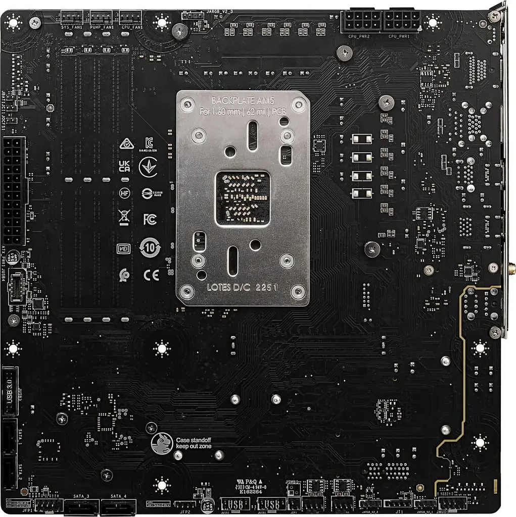 Материнська плата MSI B650M PROJECT ZERO (B650M PROJECT ZERO) (Socket AM5, AMD B650, Micro-ATX) - фото 6
