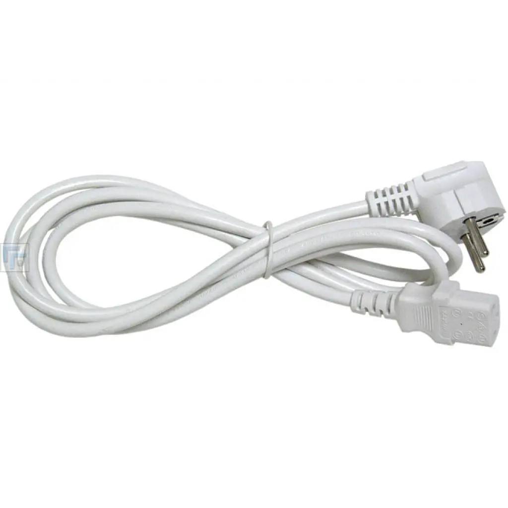 Кабель живлення C13 1.8m white Cablexpert (PC-186W-VDE) - фото 2