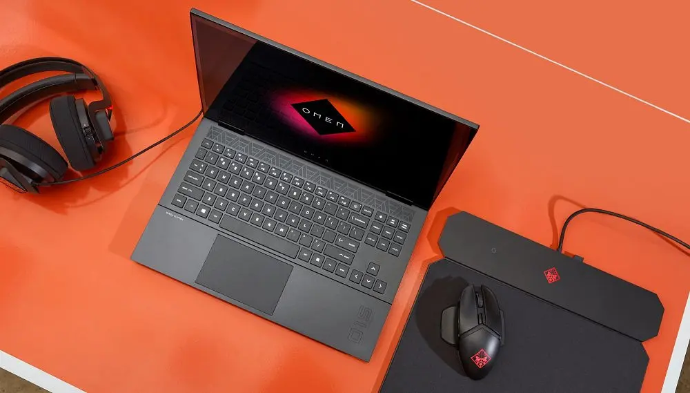 Ноутбук HP OMEN 15-en1000ru 15.6FHD IPS 144Hz/AMD R5 5600H/8/512F/NVD3060-6/DOS/Silver (422M7EA) - фото 7