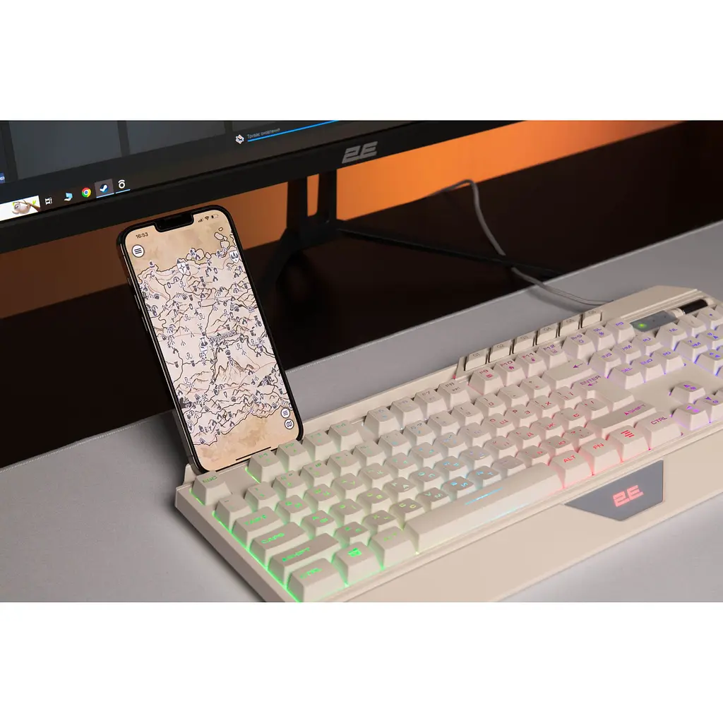 Клавиатура игровая 2E Gaming KG315 с подсветкой white (2E-KG315UWT) - фото 8