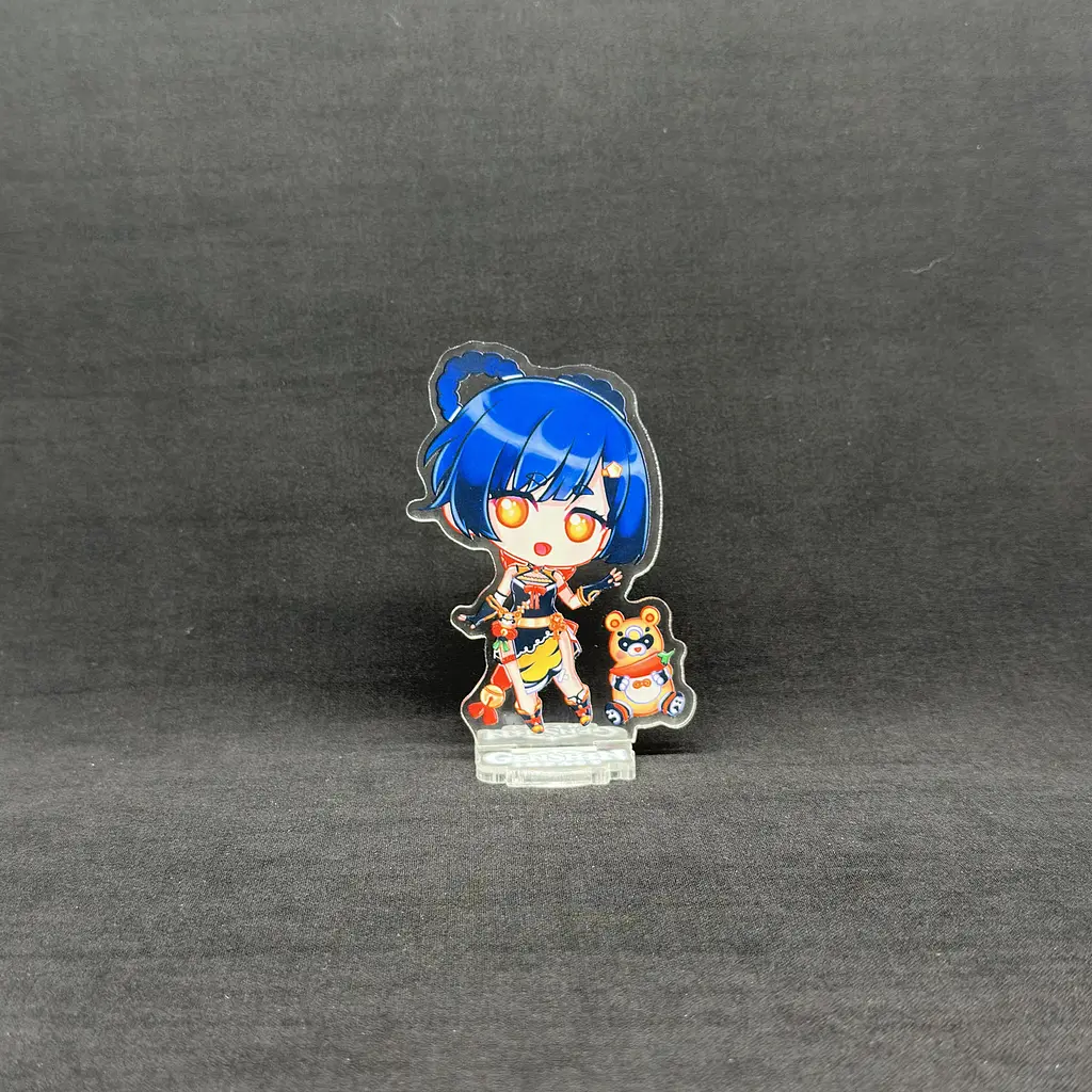 Акрилова колекційна фігурка Геншин Імпакт - Genshin Impact Chibi Сян Лін 10 см