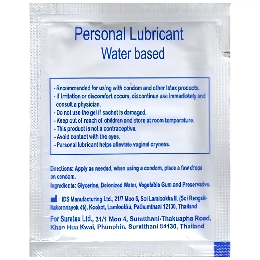 Лубрикант на водной основе Personal Lubricant 64.95 мл (4.33 мл x 15 шт.) (ROZ6501053522) - фото 2