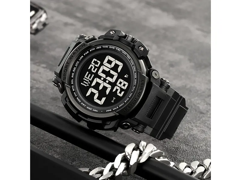 Наручний годинник чоловічий 2422BK Black Skmei acs0029933 - фото 6