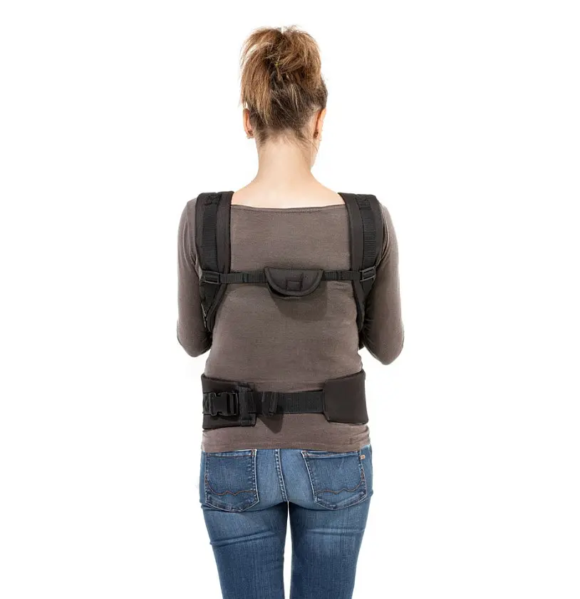 Сумка-переноска Bebe Confort GO 4, Black Chic, светло-серая с черным, (2675666210) - фото 7