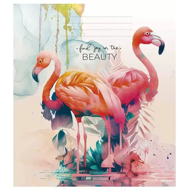 Зошит загальний Beauty Школярик 036-3268L-5 у лінію 36 аркушів