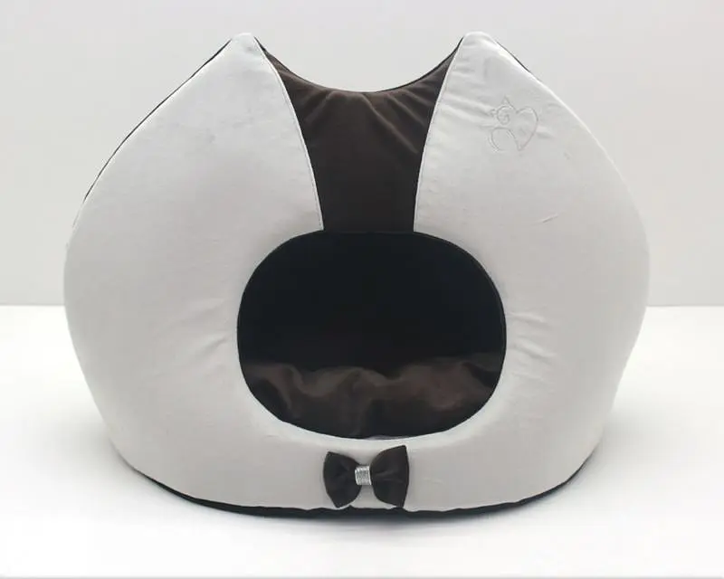 Будка для котів та собак Zoo-hunt Містик-котик №1 30х40х40 см коричнева (ZH2413-1) - фото 3