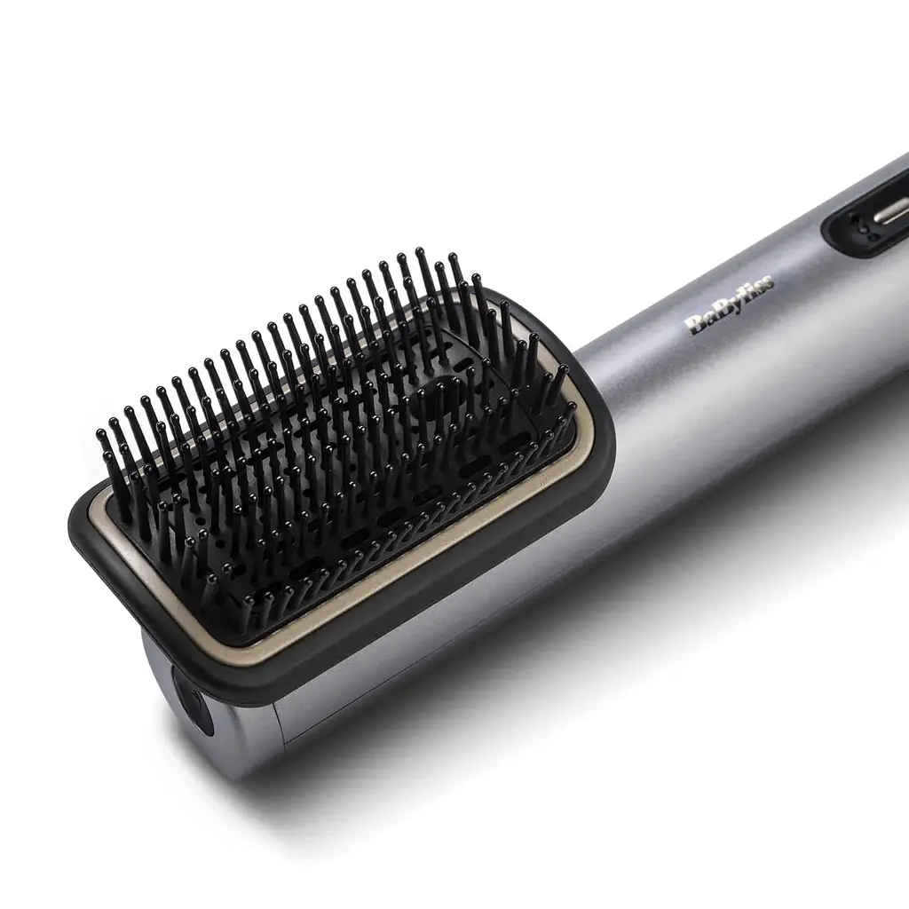BaByliss Фен-щітка Babyliss Limited Edition SilverGold, 1600Вт, 4 режими, іоніз-я, хол. обдув, кераміка, сірий - фото 3