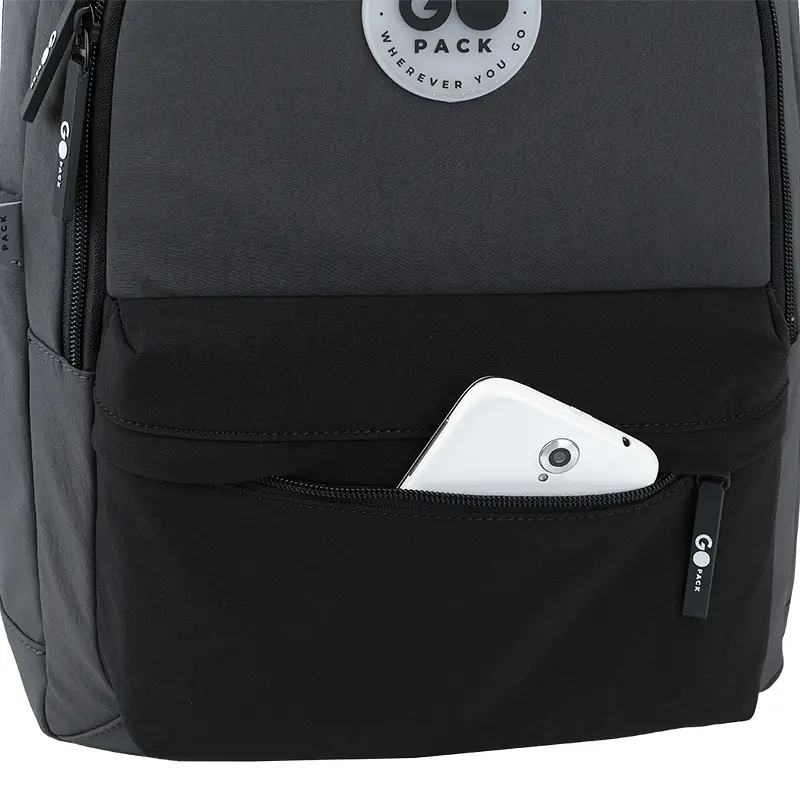 Рюкзак GoPack Education Teens 141L чорний, сірий Темно-сірий (GO26-141L-4) - фото 9