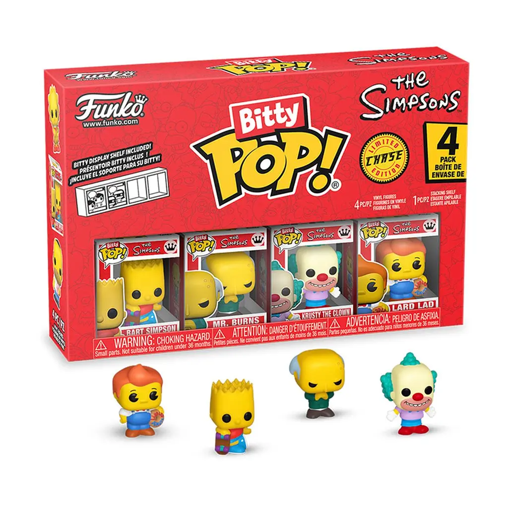Набір ігрових фігурок BITTY POP! серії "Сімпсони" - БАРТ (4 фігурки в ас.) Funko 85707 - фото 4