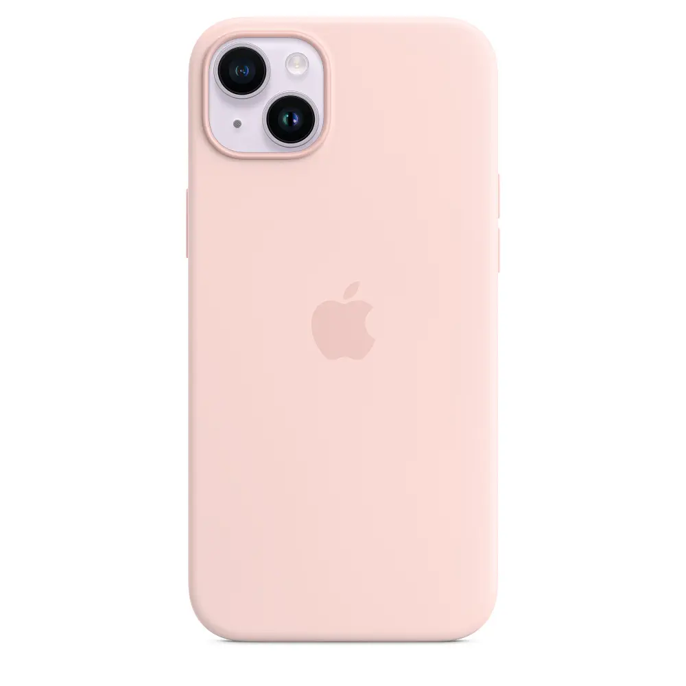 Чохол Silicone Case з MagSafe для Apple iPhone 14 Plus (Chalk Pink) ААА [72706] - фото 5