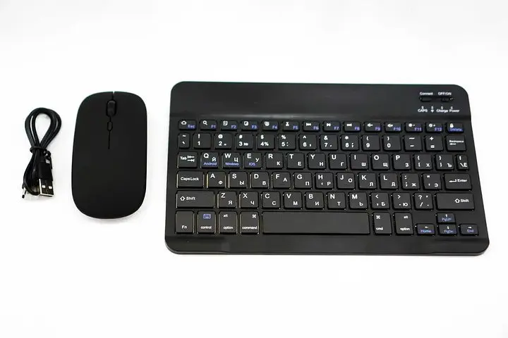 Комплект клавіатура з мишкою mouse&keyboard kit Чорний, бездротові ведмедики та клавіатура для ПК, ноутбука - фото 7