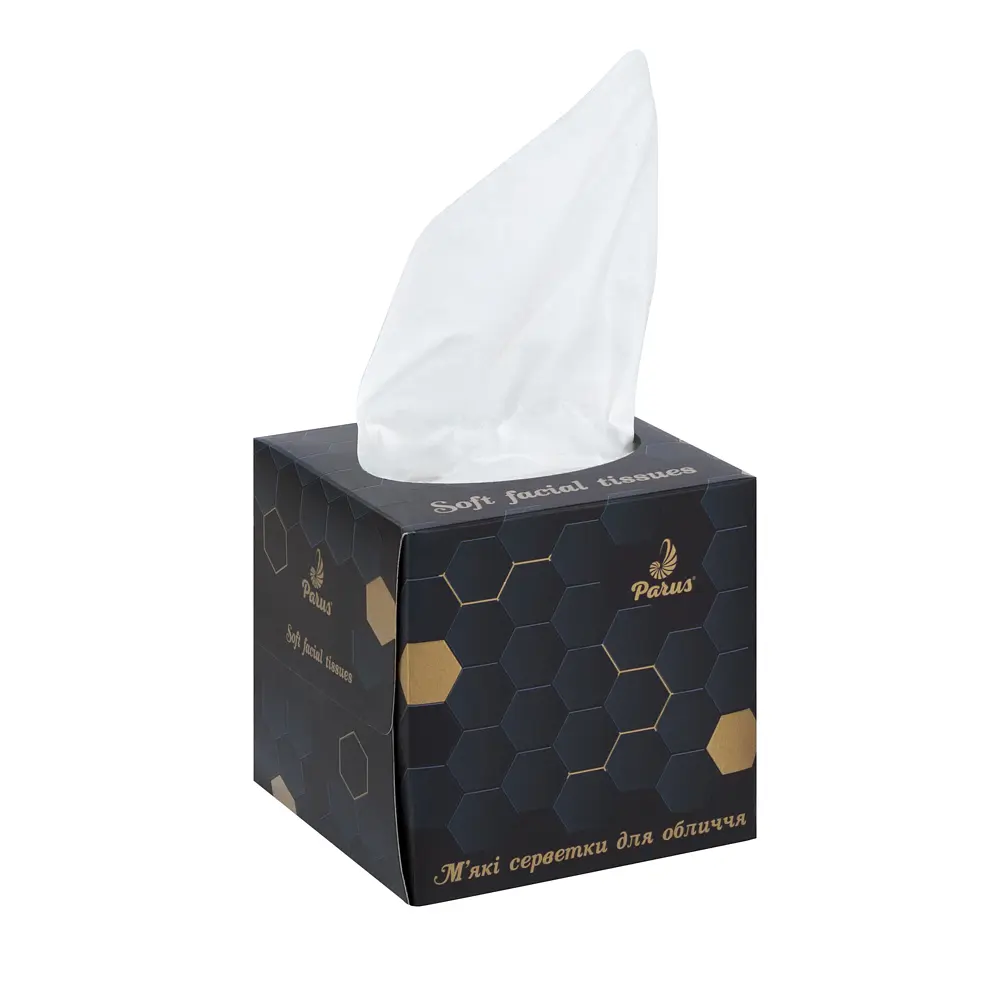 Серветки косметичні Parus двошарові, в асортименті 80 шт. - фото 5