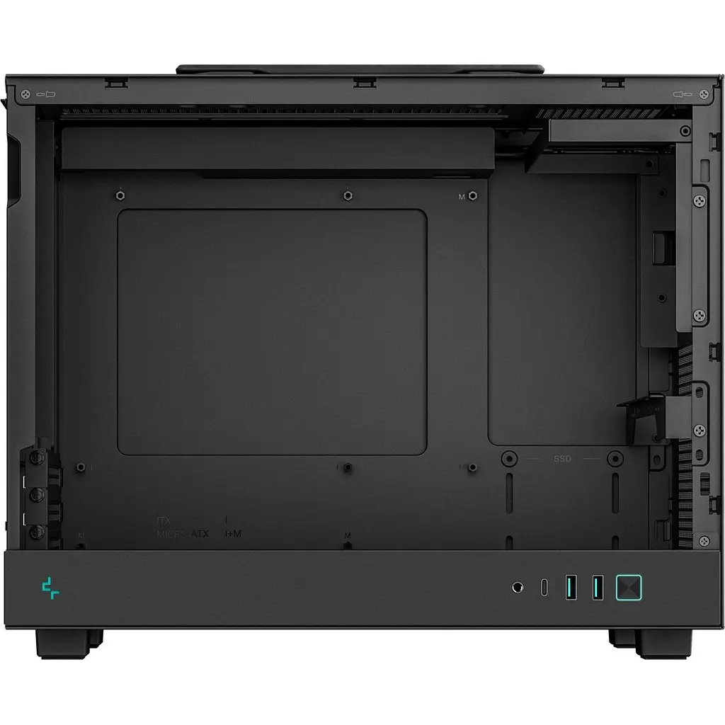 Корпус DeepCool CH160 Plus Black (R-CH160-BKNGM0-G) [176763] - фото 6