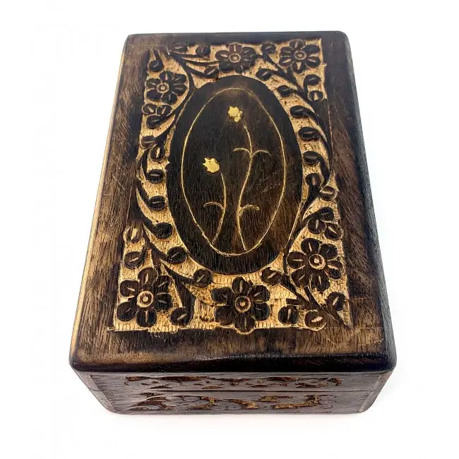 Скринька з мангового дерева 17.5х11.5х6 см - фото 4